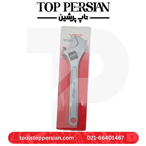 آچار فرانسه سایز 10 برند VSP