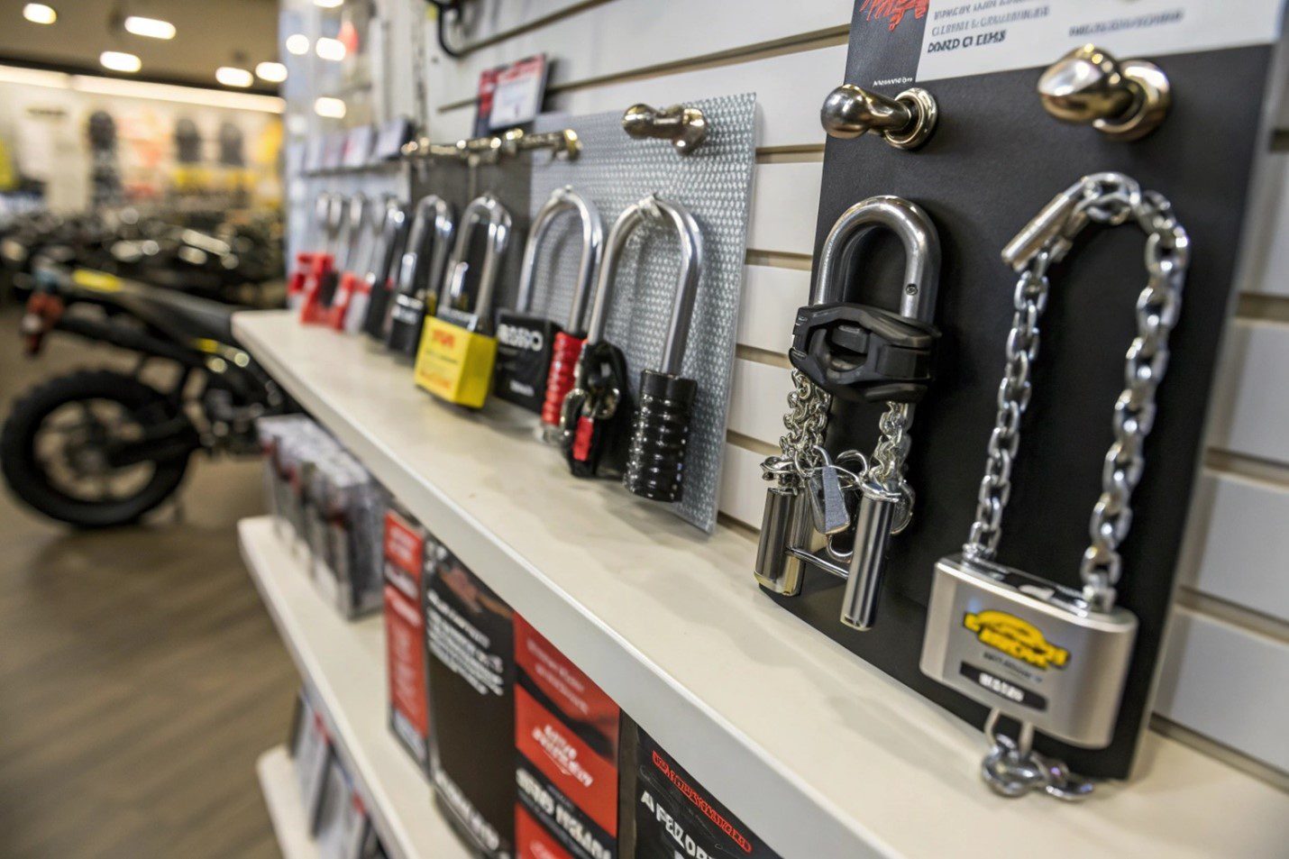 قفل موتور سیکلت