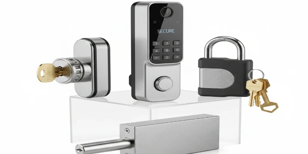 راهنمای انتخاب قفل مناسب برای دربهای پارکینگ و ورودی خودرو | برقی و مکانیکی