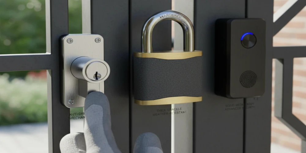 مقایسه هزینه و ماندگاری انواع قفلهای درب حیاط برای ساختمانهای مسکونی و تجاری