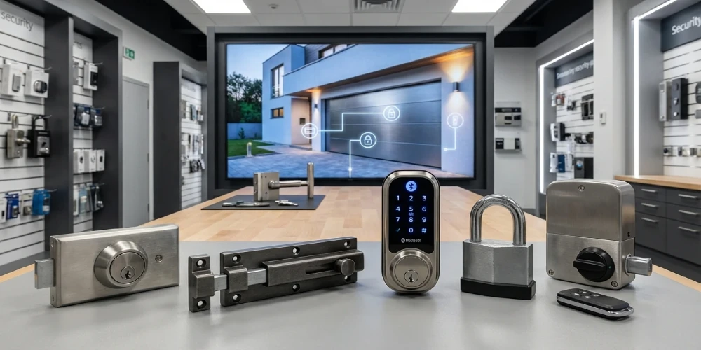 راهنمای انتخاب قفل مناسب برای دربهای پارکینگ و ورودی خودرو | برقی و مکانیکی