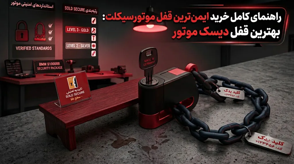 بهترین قفل دیسک موتور