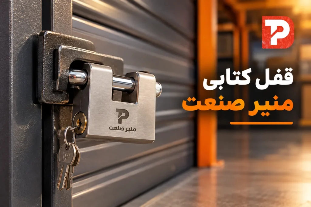 قفل کتابی منیر صنعت